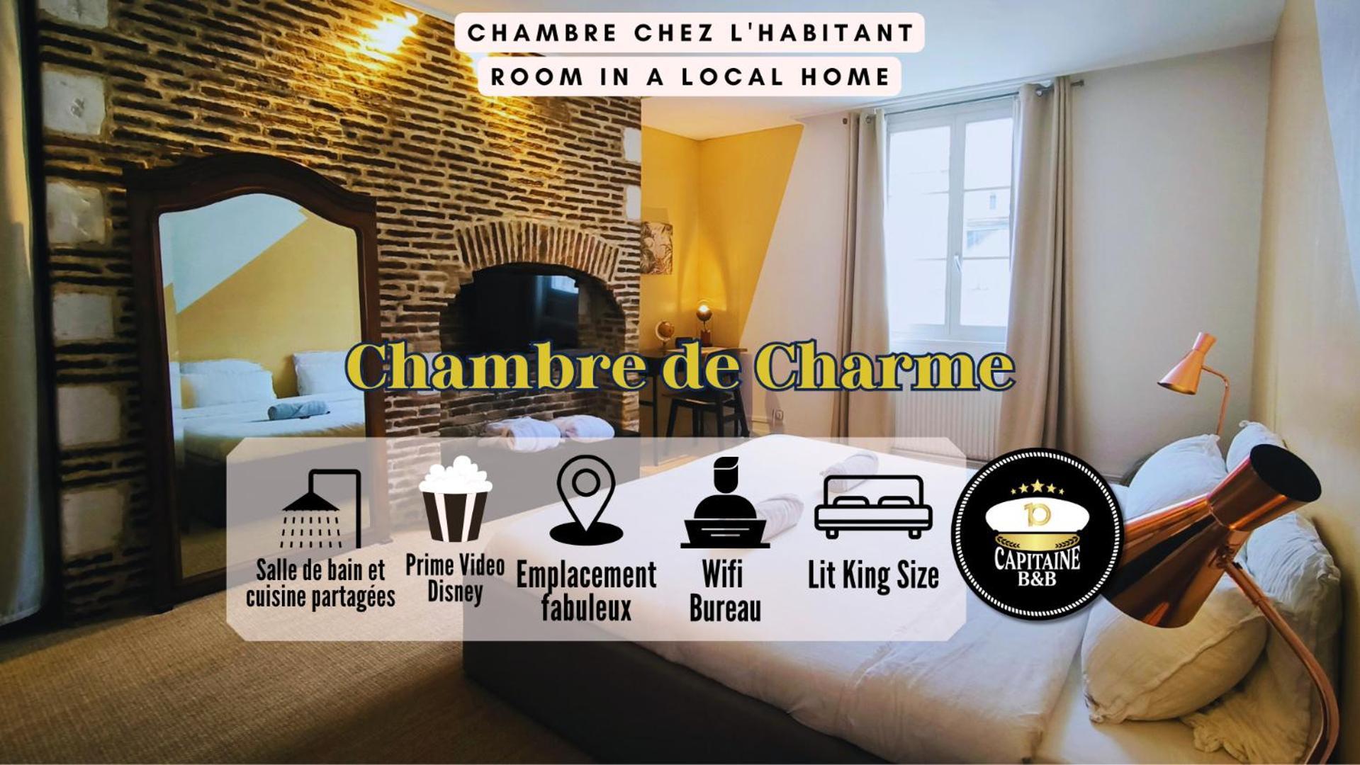 Chambre Privee Confort Charme Hypercentre Chez L'Habitant تروي المظهر الخارجي الصورة
